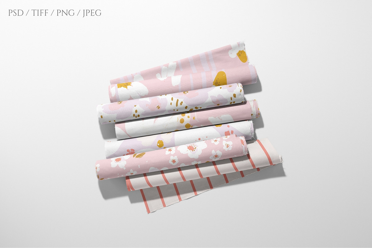 Soft Blossom Floral Patterns, a Pattern Graphic by PaperJamLab (Photo 4 of 13)