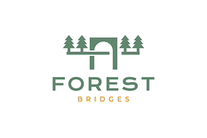 forest bridge beautiful logo, a Branding & Logo Template by devastd