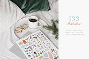 Winter birds Christmas set, an Animal Illustration by Tabita's shop (Thumbnail 3 of 11)