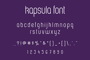 Kapsula Font