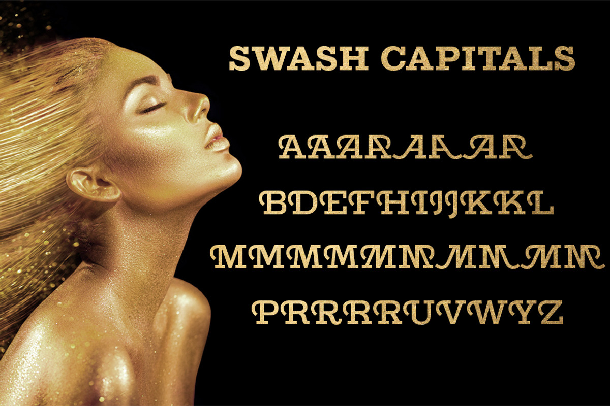Gold, a Font by FontMesa (Photo 4 of 8)