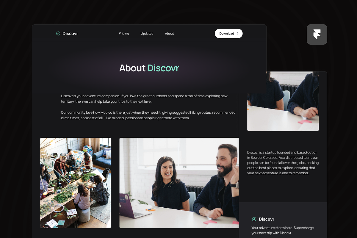 Framer Marketing Template - Midnight, a Landing Page Template by UI Plug (Photo 4 of 4)