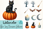 Blue & Ivory Chinoiserie Halloween P, an Illustration by CrexoraLab (Thumbnail 4 of 5)