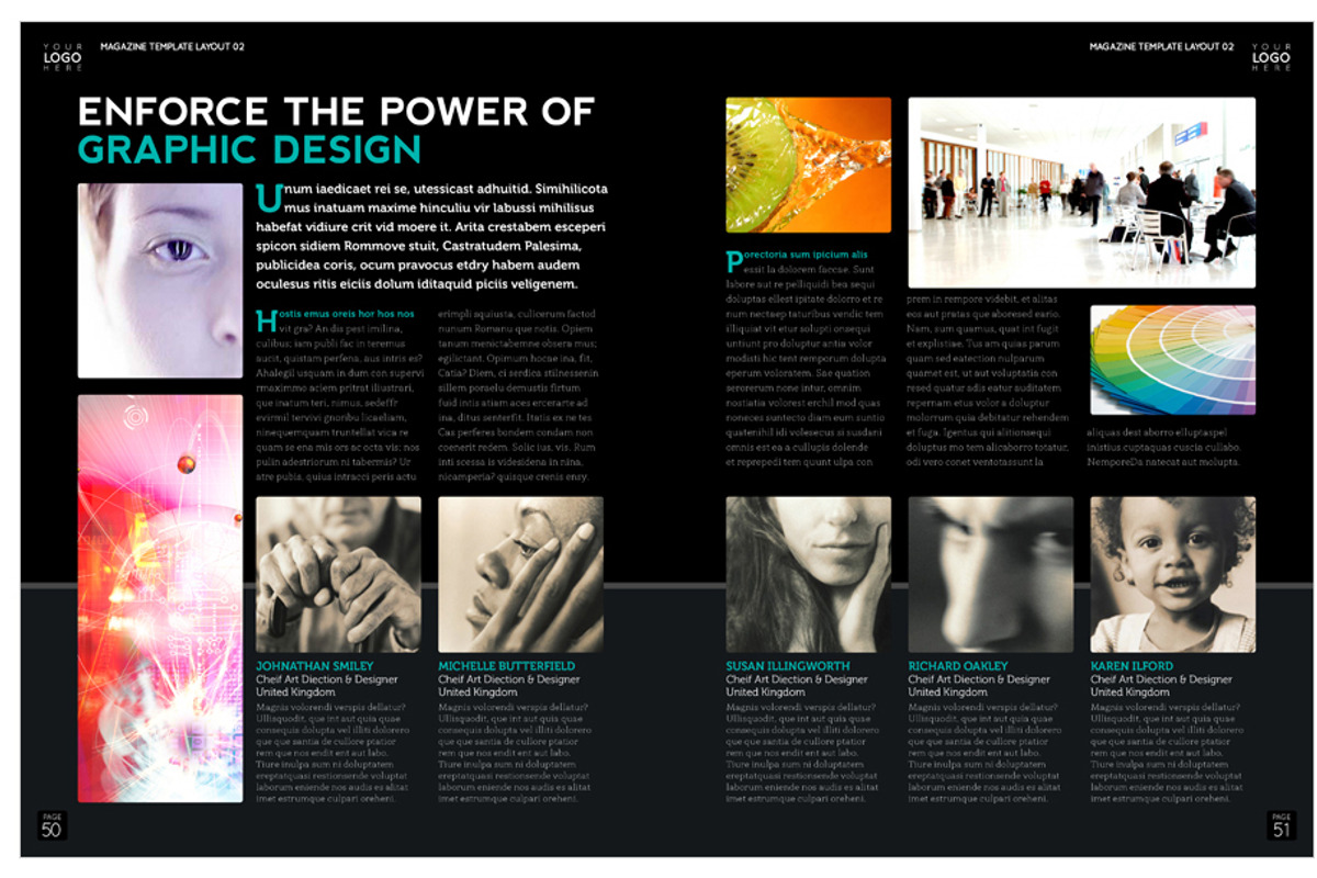 Magazine Template InDesign 02, a Magazine Template by Love Graphic Design (Photo 34 of 36)
