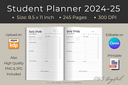 Student Planner Template 2024-25, a Templates & Theme by POC Digital (Thumbnail 8 of 9)