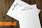 Basic Everyday Planner Printable, a Stationery Template by Qamber Designs & Media (Thumbnail 2 of 3)