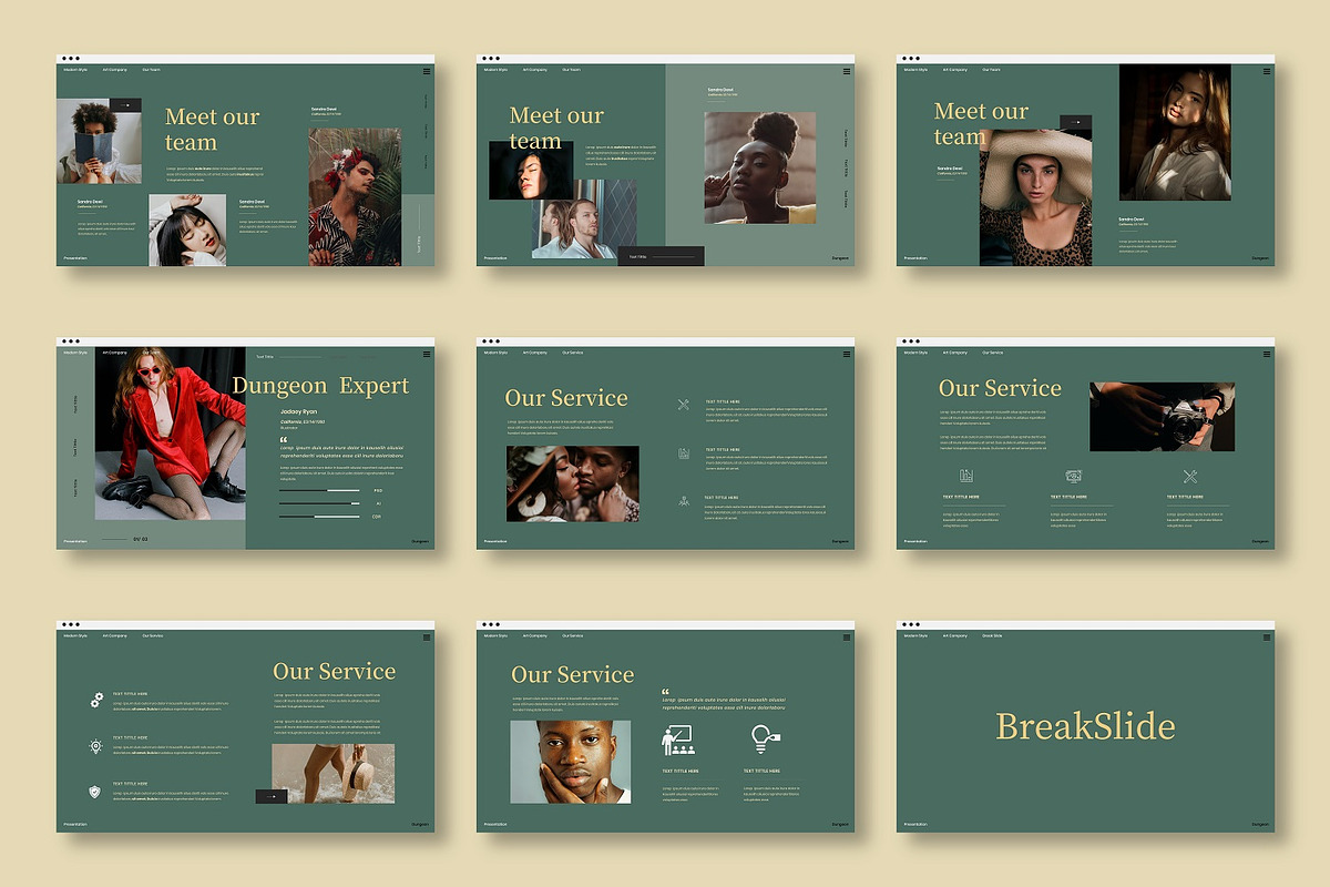 Dungeon - Business PowerPoint, a Presentation Template by Dens Creative Studio (Photo 3 of 6)