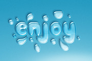 Water Text Effect, a Layer Style Add-On by Evlogiev Studio (Thumbnail 6 of 6)