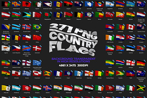 271 Hi Res PNG Country Flags