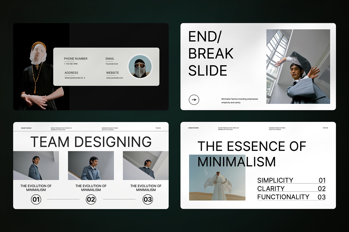 Minimalist Presentation Google Slide, a Presentation Template by SquidPixey (Photo 4 of 7)