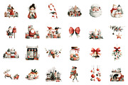 Watercolor Christmas Clipart, an Illustration by CreationArt (Thumbnail 5 of 5)