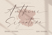 Anthoni Signature, a Handwritten Font by Integritype Studio (Thumbnail 1 of 8)