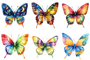 Back to School Butterfly Clipart, a Seasonal Illustration by CitraGraphics (Thumbnail 6 of 6)