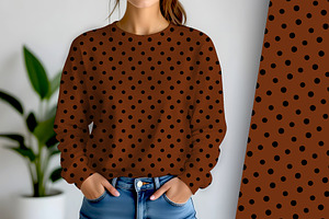 Black Tiger Dots Seamless Repeat, a Pattern Graphic by Sharon Schwalbe