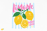 Retro Summer Fruits PNG Bundle, a Seasonal Illustration by LemonDesign (Thumbnail 5 of 9)
