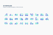 Vehicle icon set, an Icon by Icongeek26 (Thumbnail 6 of 6)