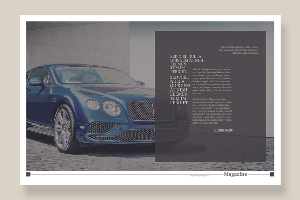 Magazine Template 07, a Magazine Template by pmvch (Photo 11 of 12)