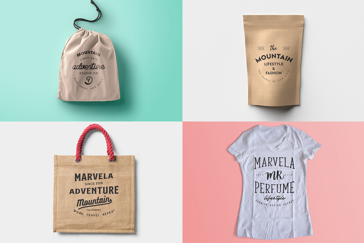 Vintage Badges and Logos Bundle V02, a Branding & Logo Template by XpertgraphicD (Photo 4 of 14)