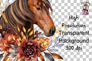 Horse Clipart PNG Bundle, a Graphic by Clipart Bloom (Thumbnail 10 of 12)