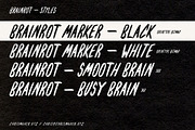 BRAINROT - Handwritten Typeface, a Sans Serif Font by The Shop of Chris Maher (Thumbnail 3 of 5)