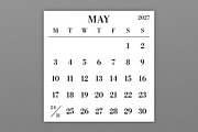 2027 Large MON-SUN 12x12 Calendar, a Stationery Template by Running With Foxes (Thumbnail 3 of 5)