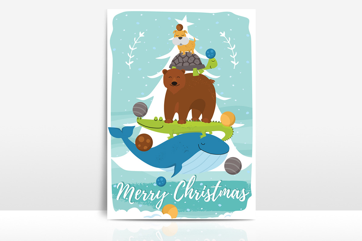 Christmas Card, a Card Template by land art (Photo 1 of 4)