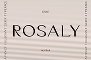 Rosaly – Fancy & Elegant Serif, a Serif Font by Local Desk Designstudio (Thumbnail 1 of 24)