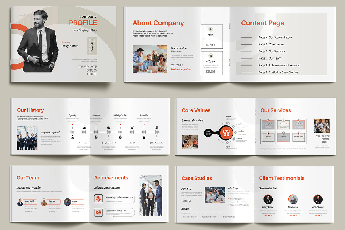 Corporate Company Profile Brochure