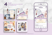 Lavender Field INSTAGRAM BANNER pack, a Social Media Template by Andimaginary Creative Co. (Thumbnail 6 of 9)