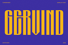 Gervind - Bold Condensed Display