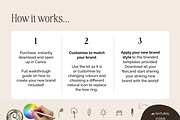 Earthy Eco Nature Brand Logo Kit, a Branding & Logo Template by CreativeWilderness (Thumbnail 7 of 19)