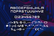 Holda – Geometric Technology Font, a Sans Serif Font by Artiveko (Thumbnail 2 of 8)