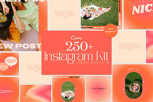 Bright + Fun Instagram Kit for Canva