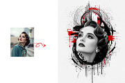 Artistic Watercolor Tattoo Art, an Action Add-On by MRI STUDIO (Thumbnail 4 of 28)