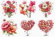Whimsical Valentine’s Day Flowers, an Illustration by Craft Nest (Thumbnail 8 of 11)