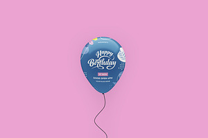 Balloon Mockup, an Advertising Mockup by Qaleb Studio