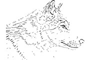 Powerful Alpha Wolf Vector Bundle, an Animal Illustration by Designer_Momina (Thumbnail 17 of 21)