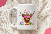 Easter Coquette Highland Cow Png, an Illustration by OK Design (Thumbnail 6 of 6)