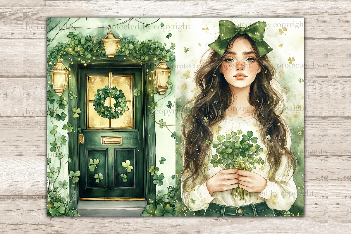 Lucky Junk Journal Pages, a Person Illustration by GlamArtZhanna (Photo 8 of 10)