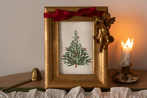 Christmas Time Watercolor Collection