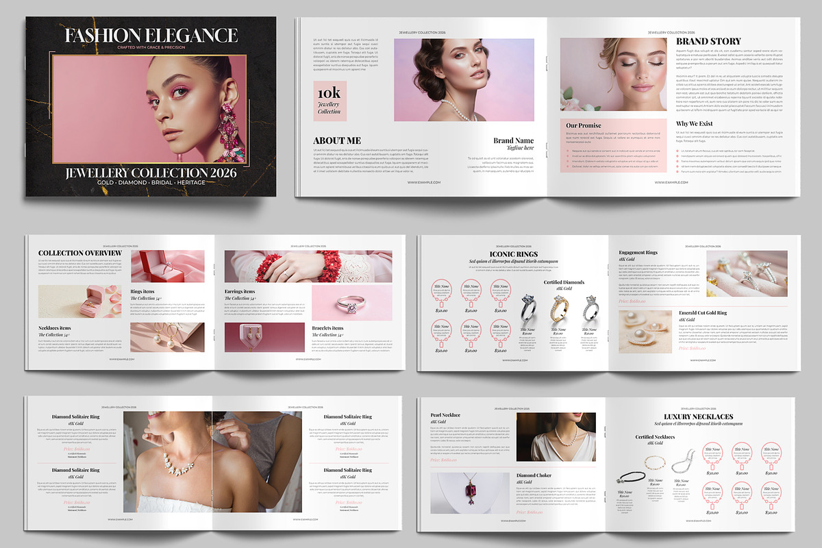 Jewellery Catalog and Lookbook, a Print Template by MightyDesign (Photo 1 of 9)