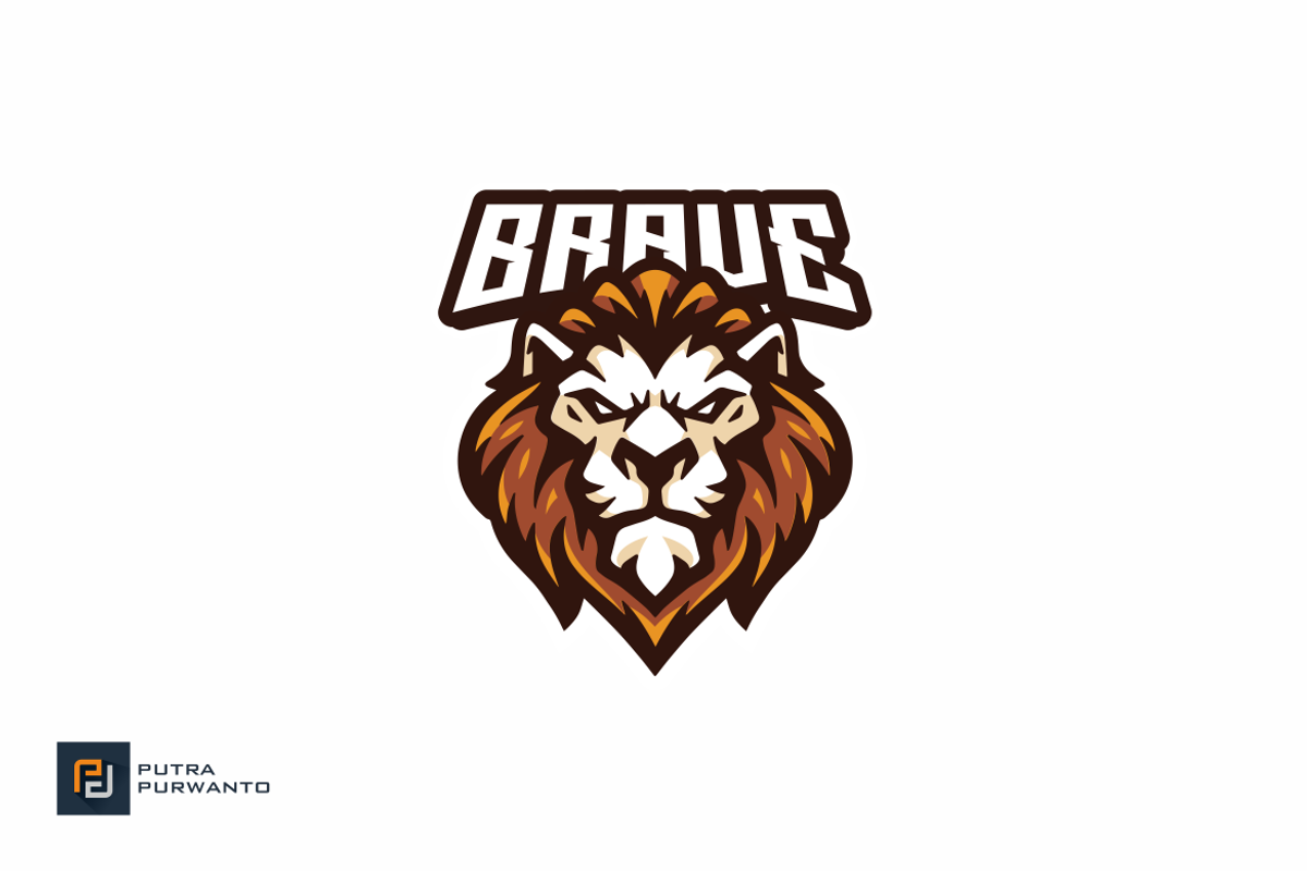 Ferocious Lion Head Mascot Logo, a Branding & Logo Template by putra_purwanto (Photo 2 of 2)