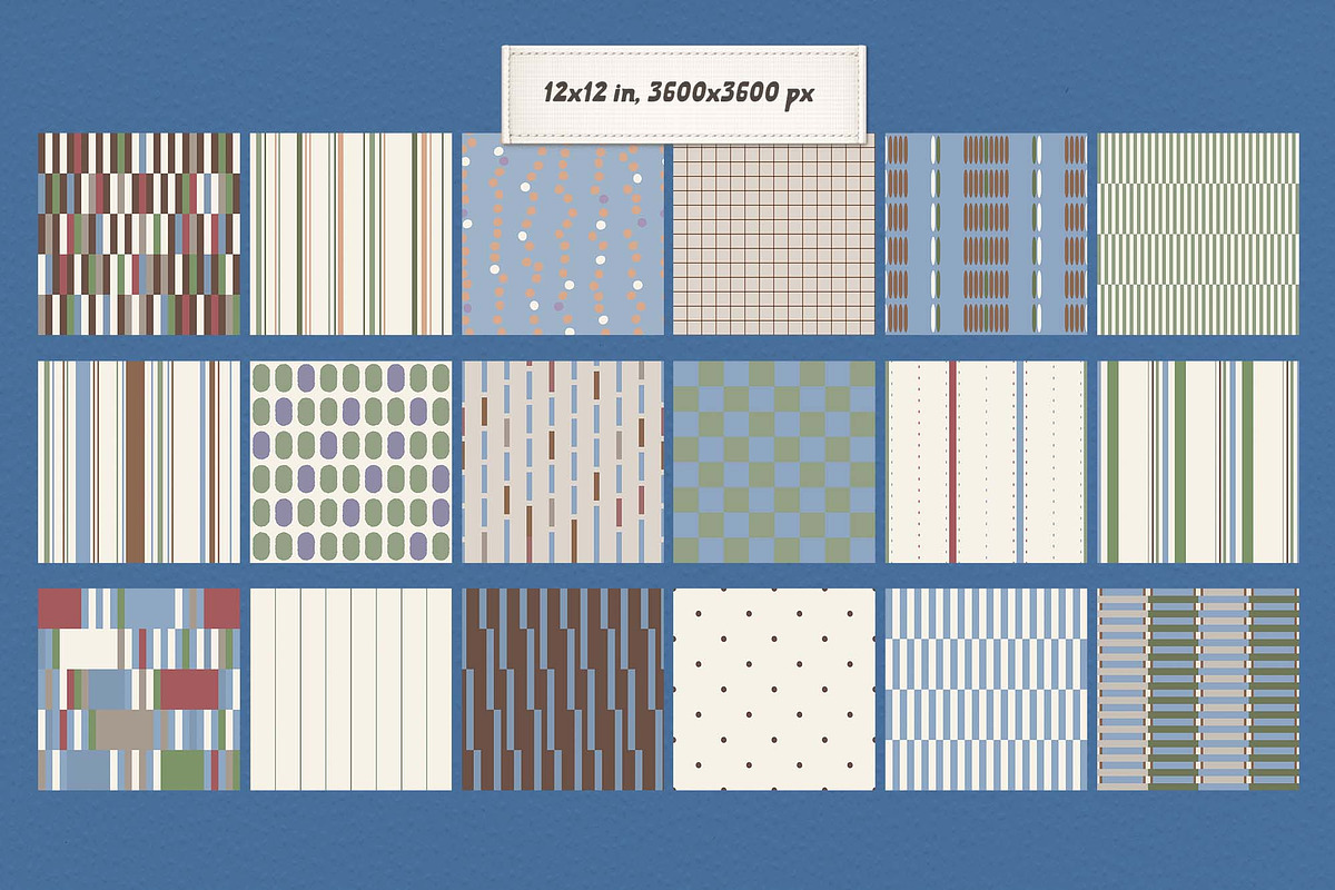 Pattern Library - Geometric Patterns, a Pattern Graphic by DigARTbyHavroshka (Photo 8 of 13)