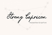 Strong Capricorn Vintage Script Font, a Script Font by LABFcreations (Thumbnail 1 of 15)