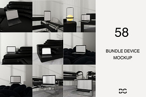 58 BUNDLE PSD DEVICE MOCKUP