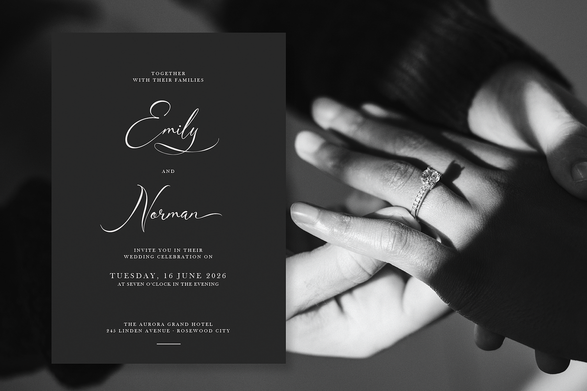 Avilantery Elegant Calligraphy, a Script Font by gracetype_studio (Photo 4 of 12)