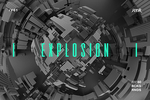 Explosion | 3D Backgrounds V01, a Background Graphic by dvtchk
