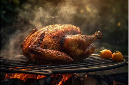 Seasoned juicy chicken. Generate Ai, a Food & Drink Photo by Ylivdesign
