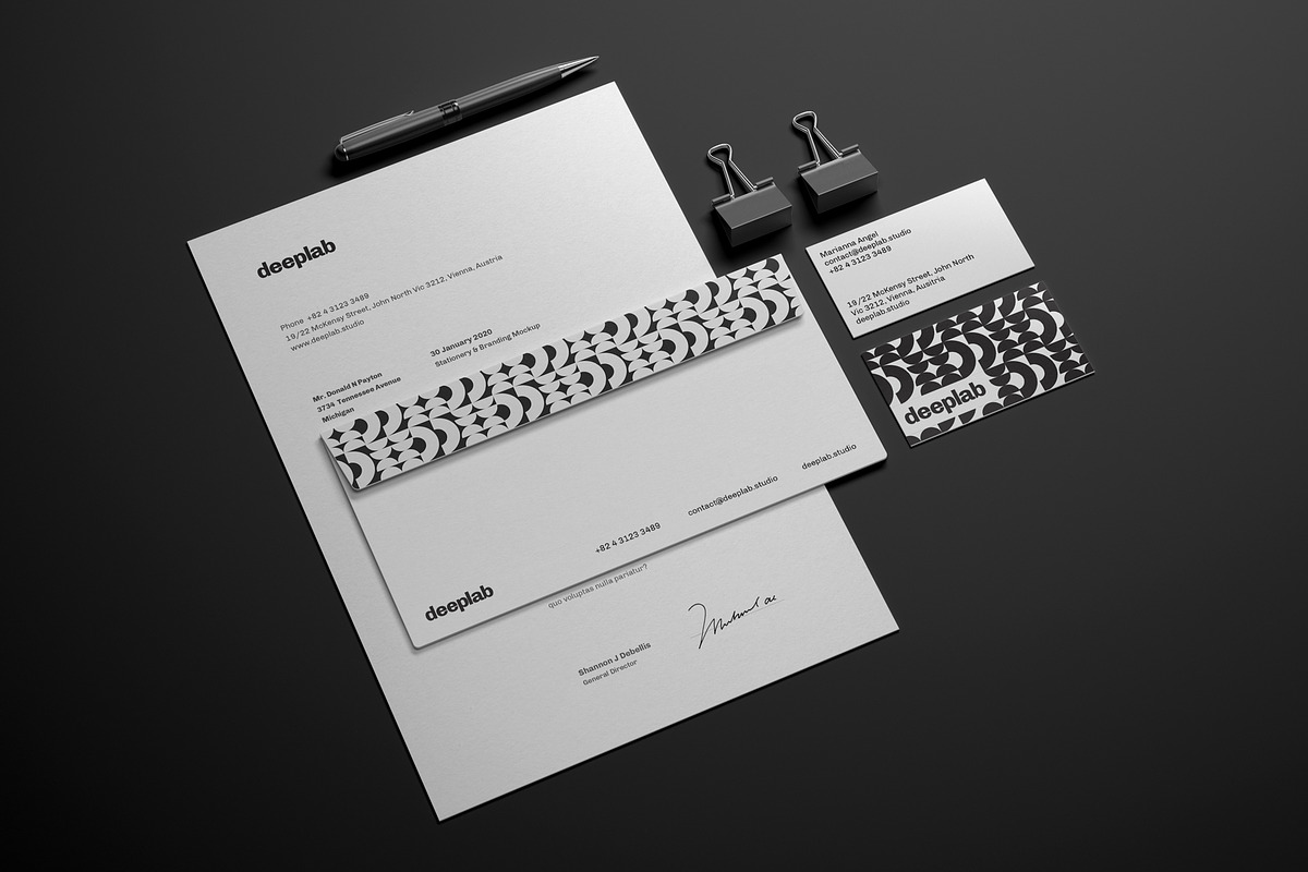 Elegant Stationery Branding Mockup, a Product Mockup by Deeplab (Photo 2 of 21)