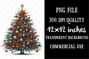 Watercolor Merry Christmas Clipart, an Illustration by Designking (Thumbnail 4 of 5)